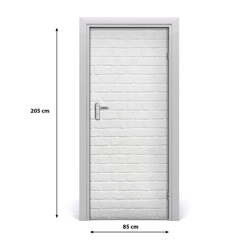 Brick Wall Door Decal