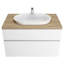 Comptoir de salle de bain 33 po avec trou central Studio S-52288796