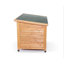 Niche pour chien en bois brun