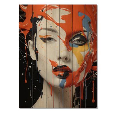 Art dramatique du Japon, art dramatique, portrait de femme kabaki III sur bois