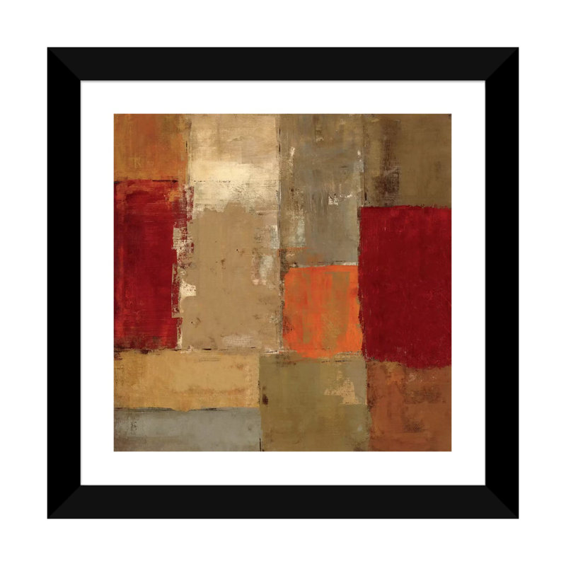 «African Moment II» par Silvia Vassileva, reproduction d'art, H 16 po x l 16 po x p 1 po, Papier encadré noir, Blanc