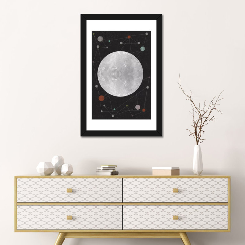 « unstellan inconnue », impression sur toile tendue, Papier d'art encadré noir, Blanc, H 32 po x l 24 po x P 1 po
