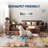 Washable Rug Modern Abstract Rug Non Slip Foldable Indoor Carpet for Living Room Bedroom Playroom Nursery-69463608-69463612