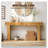 63" Solid Wood Console Table