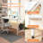 47.2” Computer Desk For Home Office - Study Writing Desk With Storage, Side Hooks & Adjustable Feet-1144443927-1144443934-1144443921