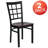 Prompton Window Back Metal Restaurant Chair-646773819