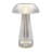 Elements Mushroom Acrylic LED Rechargeable Portable Tabletop Lamp