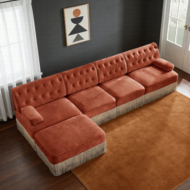 Canapé Chesterfield 135,6 po