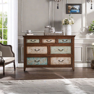 Painted multi-purpose drawer accent chest