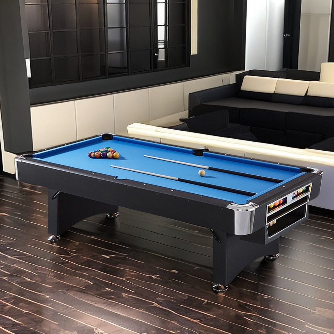 Table de Billard 7 pieds Multi-jeux bleu Air Hockey + Table de Tennis