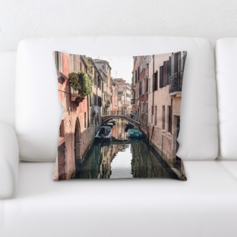 Microsuede Throw Pillow