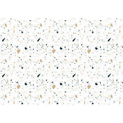 Sabatier Vinyl Machine Printed Area Rug