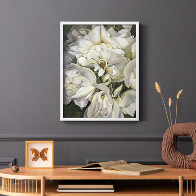 FOR FOR ROSES, reproduction encadrée - bois massif