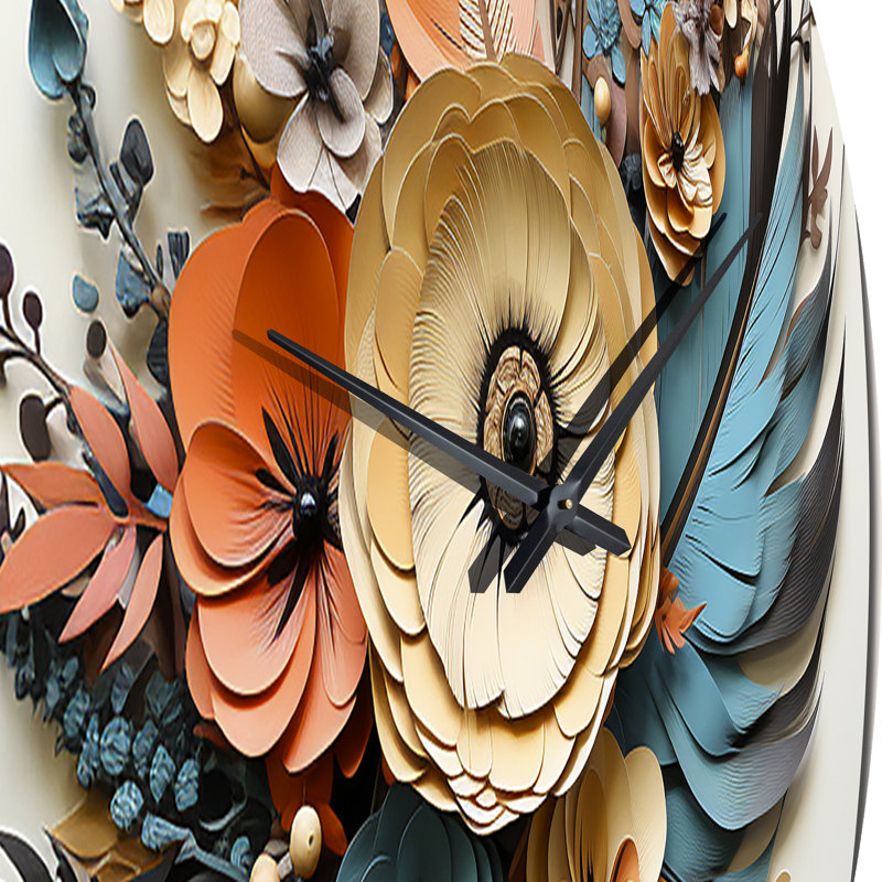 Metal Wall Clock, Extra Large