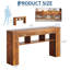 Console GarveeHome Long Farmhouse pour le bureau personnel-701297869