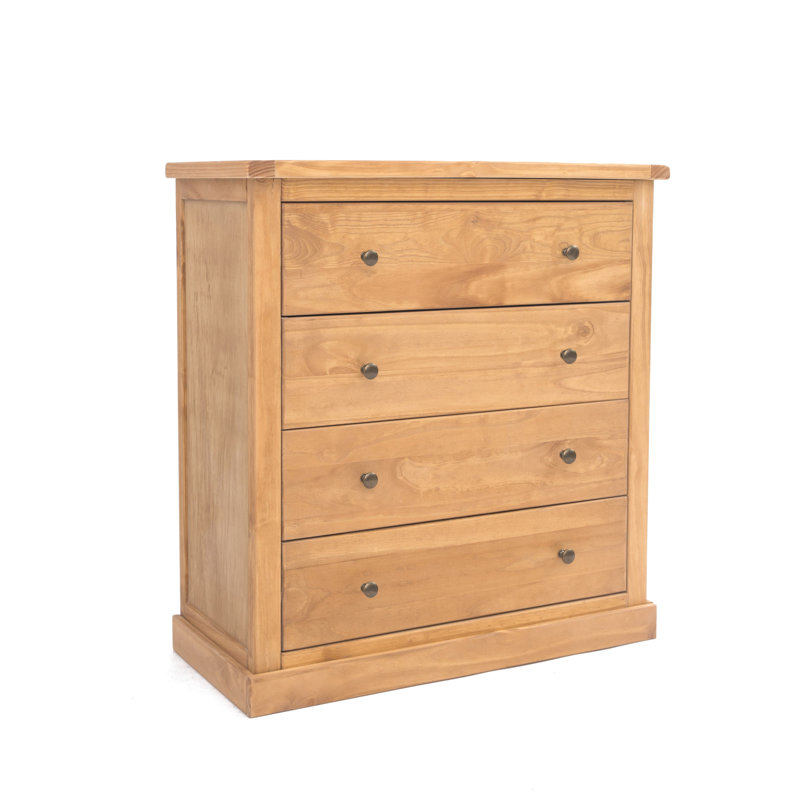 Aurelia 90cm W 4 - Drawer Chest of Drawers, Brown