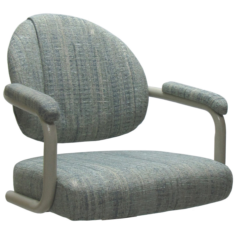 Tabouret de bar pivotant 30 po Cathee, Beige, Gris