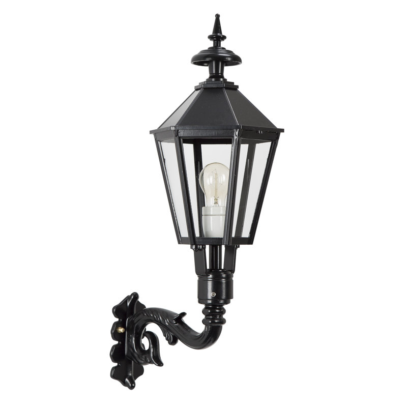 Biggleswade 50cm H Outdoor Wall Lantern, Black