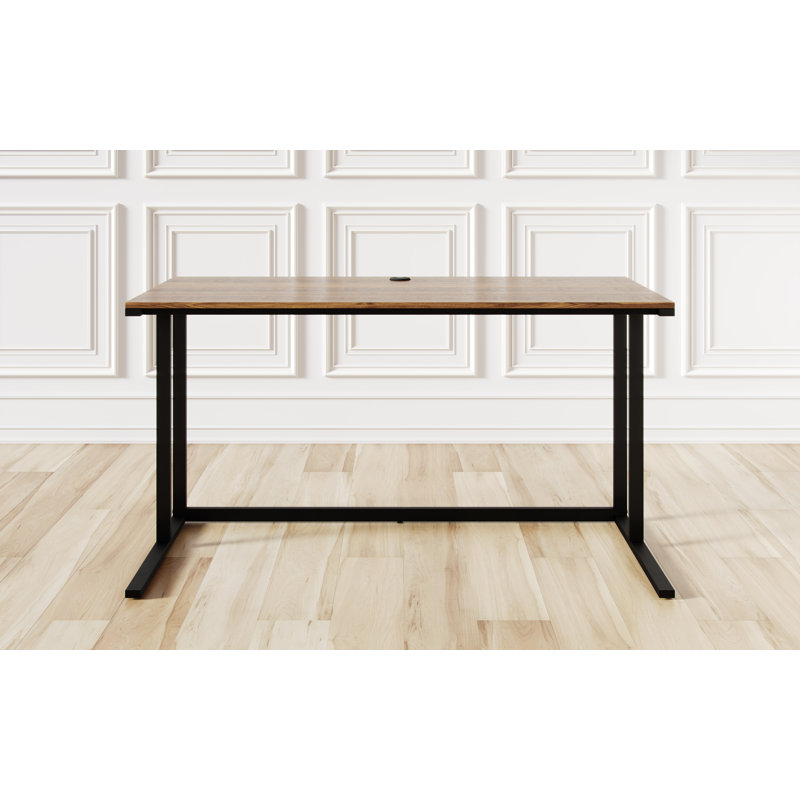 Bureau Diehl, Brun foncé, H 30 po x l 55 po x P 24 po