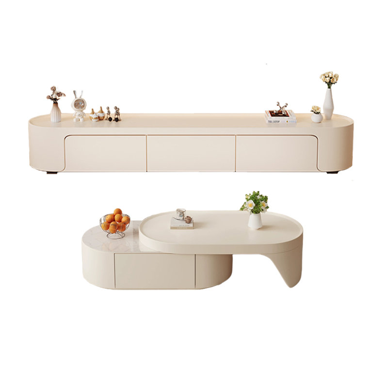Meuble télé et table basse style français