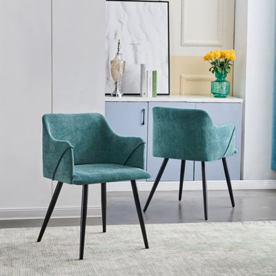 Sofiya 47cm H Terry Fabric Upholstered Armchair