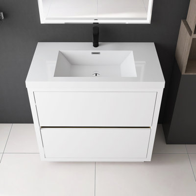 Meuble-lavabo sur pied 36 po avec lavabo
