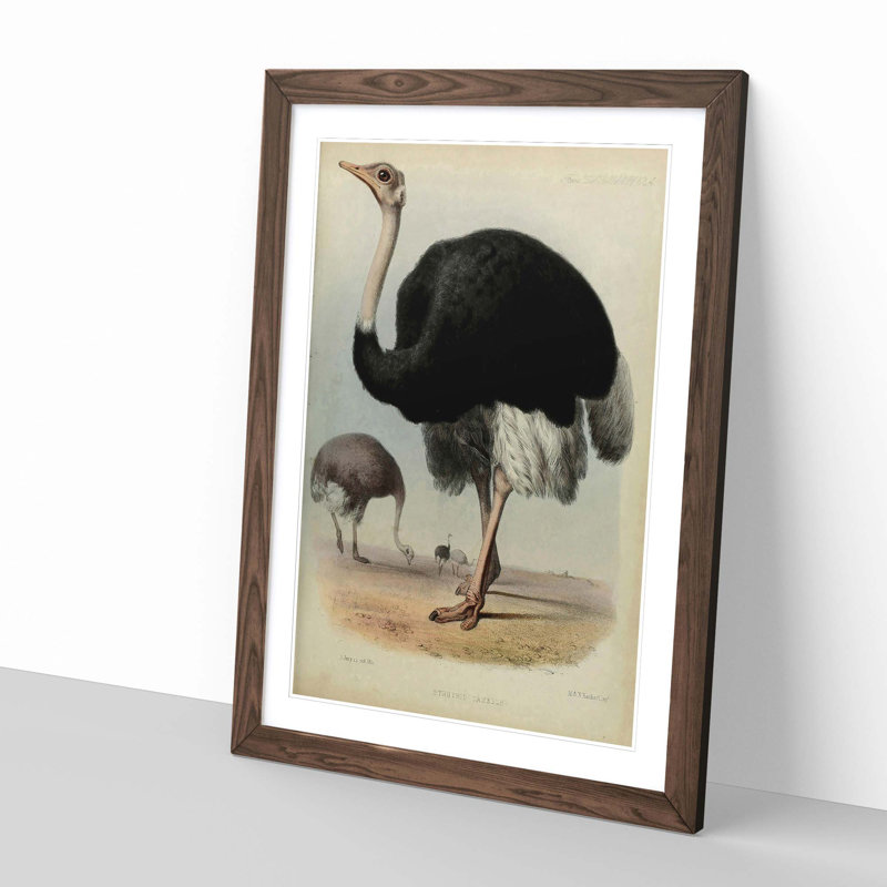 Single Picture Frame Painting, Walnut