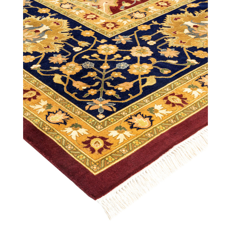 Kilan One-of-a-Kind 12 X 18 2000s Wool Area Rug in Red