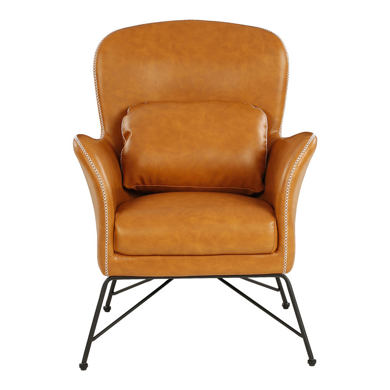 Adan Leather Reception Chair