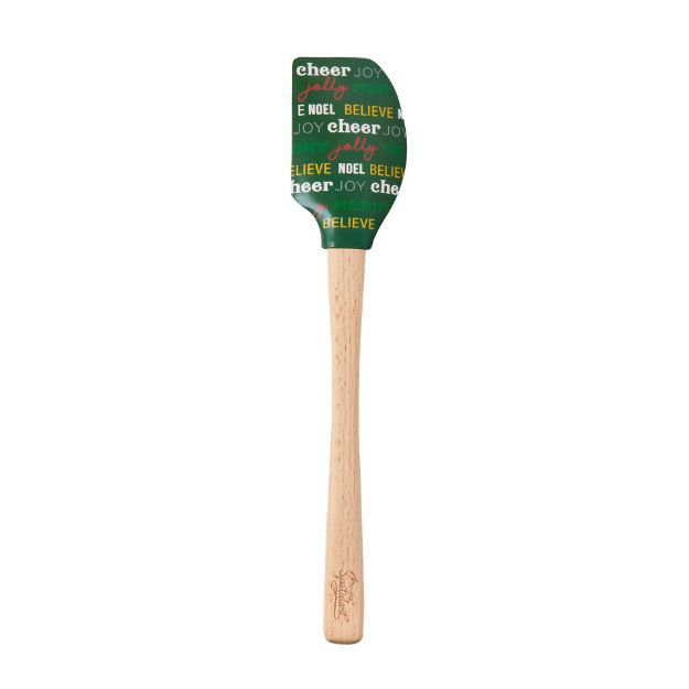 Spatulart® Gift Wrap Wood Handled Spatula