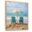 «Beach Chairs Scenery III - Coastal Beach», art mural sur toile-460985227-460985216