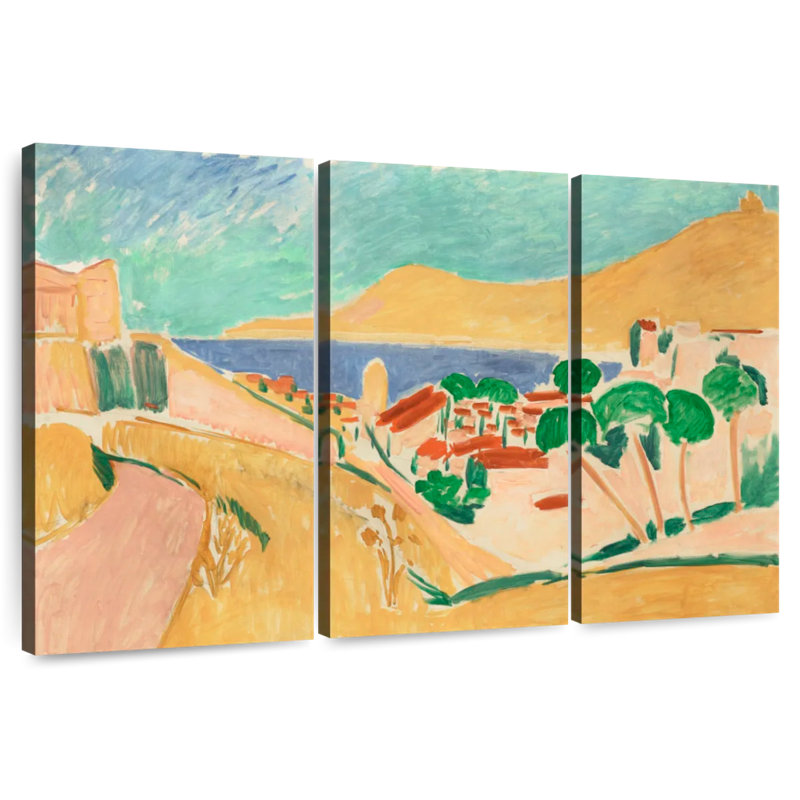 Gillard Collioure En Aout, H 20 po x l 33 po