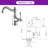 8"H Solid Brass Single-Handle Bathroom Sink Faucet-114748865