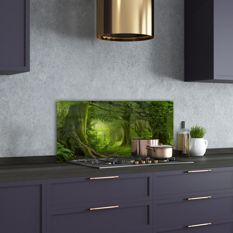 Fusaro 50cm W x 100cm L Glass Peel and Stick Panel