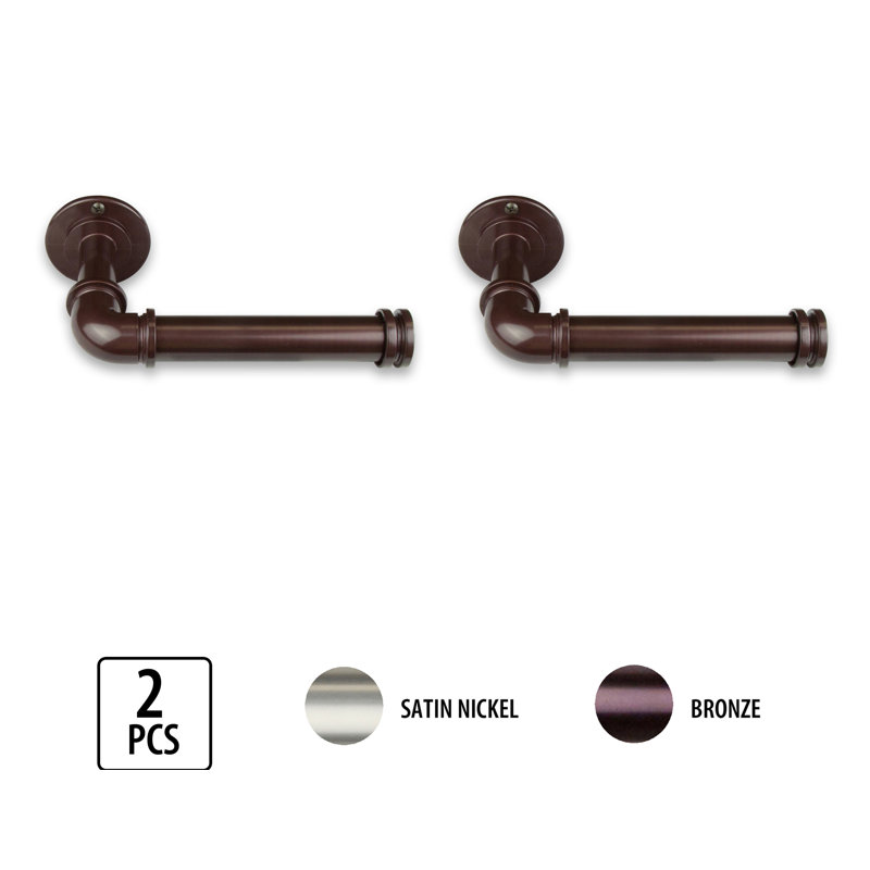 Porte-papier hygiénique à fixation murale, Bronze
