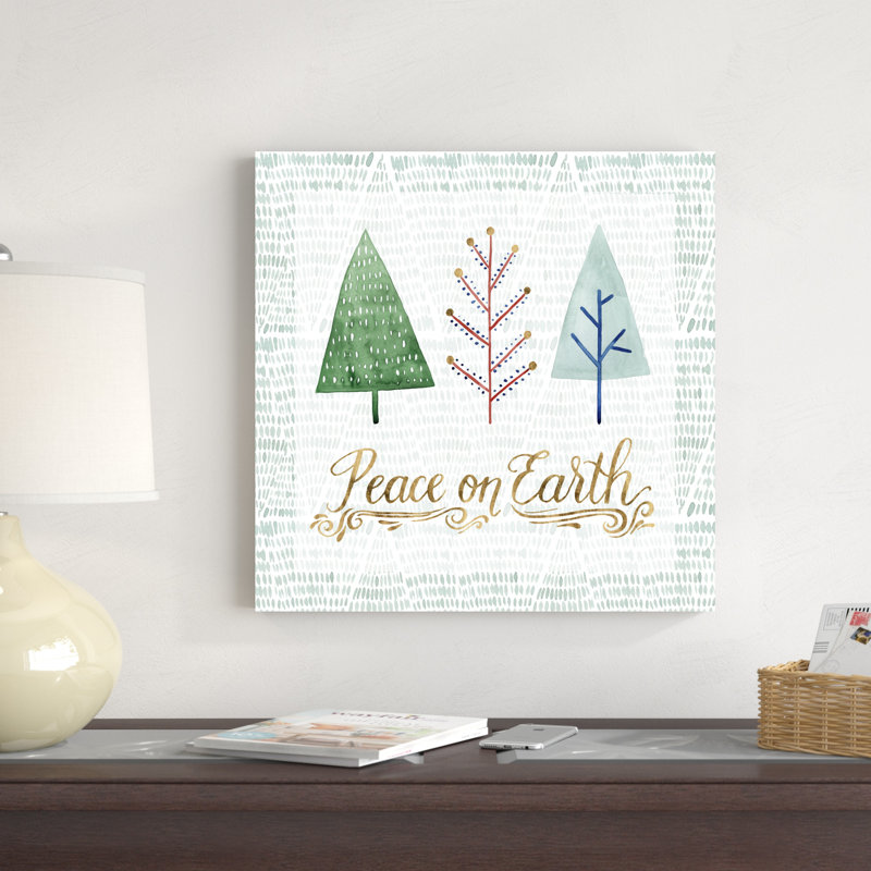 Arbre de Noël fantaisie II, H 20 po x l 20 po x P 1,25 po