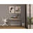 Computer Desk with Two Drawers Writing , Light Gray-1004344783