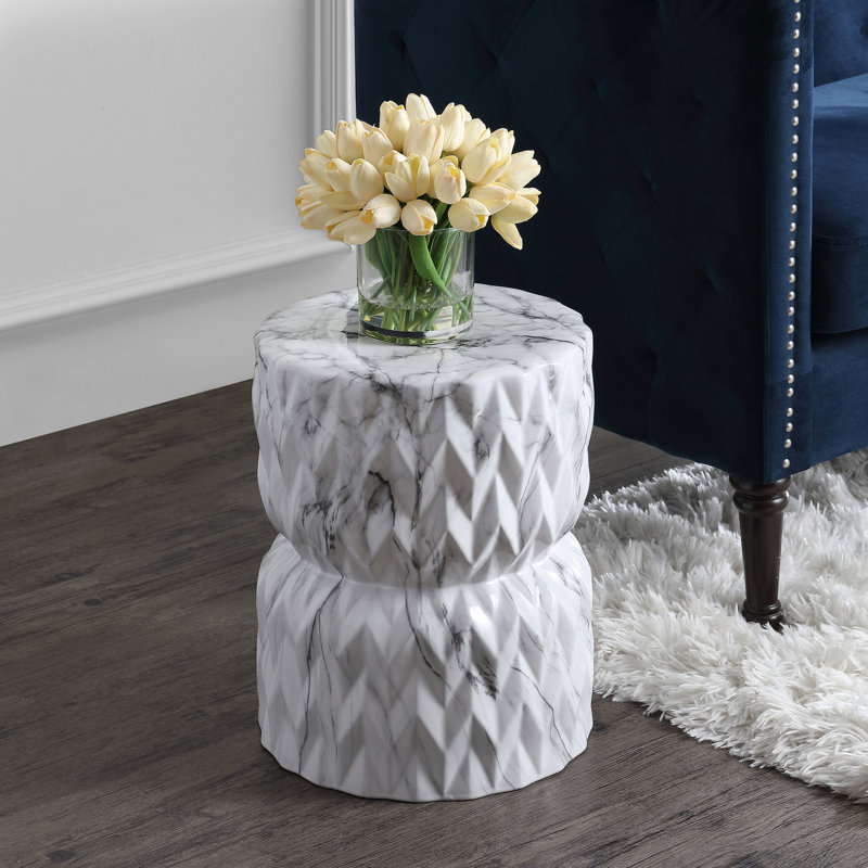 Tabouret de jardin en céramique Lampkin