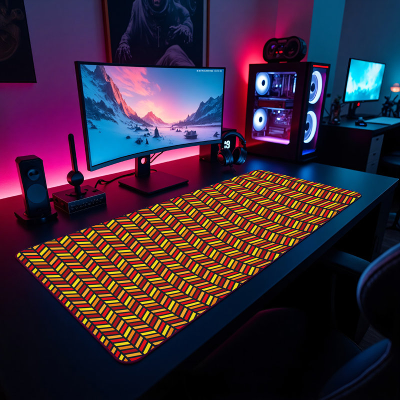 Polyester Desk Pad, 14.4x12.1