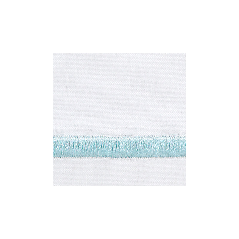 Melody 420 Thread Count 100% Cotton Sateen Flat Sheet, Queen Flat Sheet, White