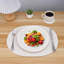 Cotton Blend Oval Placemat And Coaster Set-1561851776