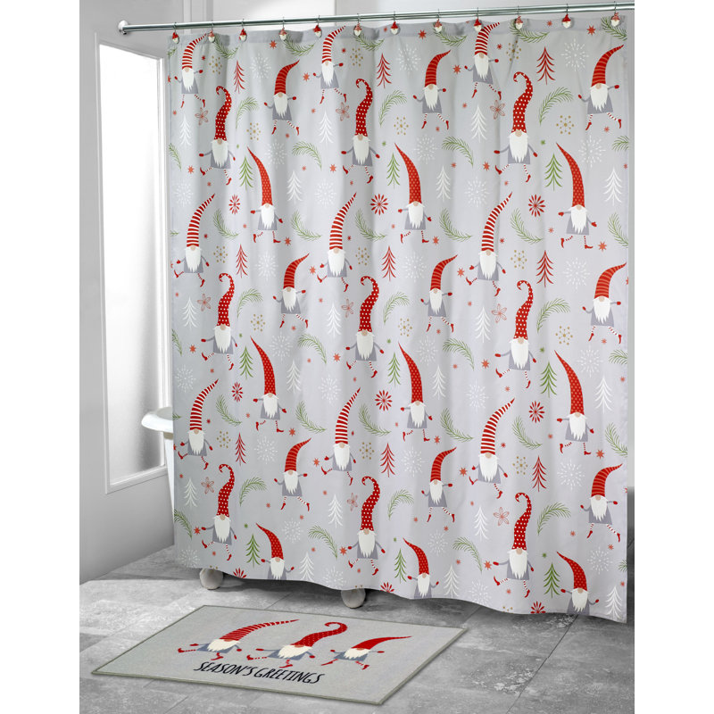 Gnome Walk Bath Shower Curtain Hook