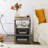 Nightstand Set With Charging Station End Side Tables Set With Storage Drawers And USB Ports & Power-721173949