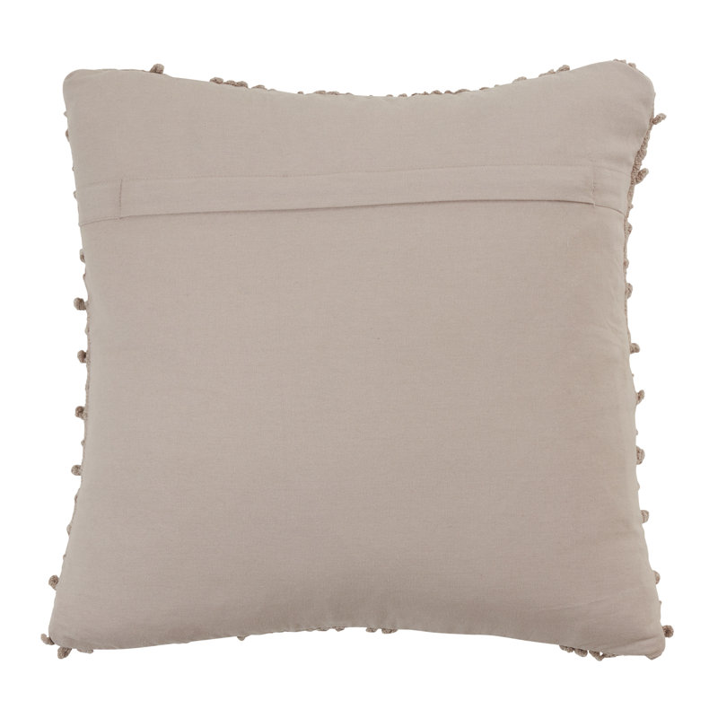 Coussin décoratif en coton, Gris