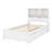 Platform Bed With Bookcase Headboard-990525489