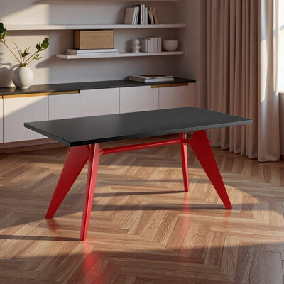 Bureau d'écriture noir et rouge Creative Design