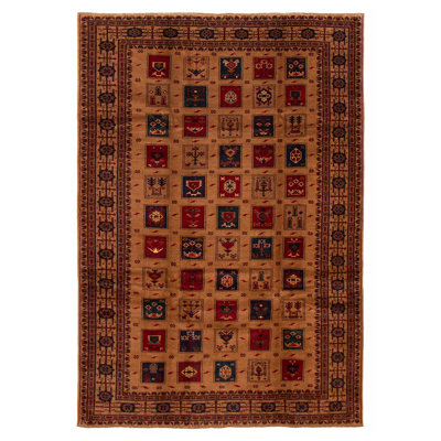 Teimani Light Brown Rug 6'8" x 9'8"