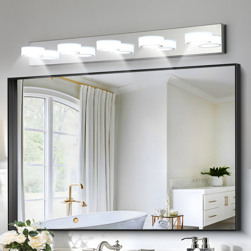 37" Modern 5-light Led Vanity Light, 5 Lights