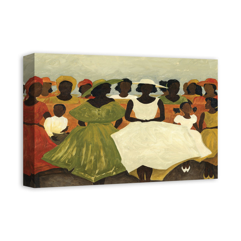 «Women In Pews» sur toile, H 12 po x l 18 po x P 1,25 po