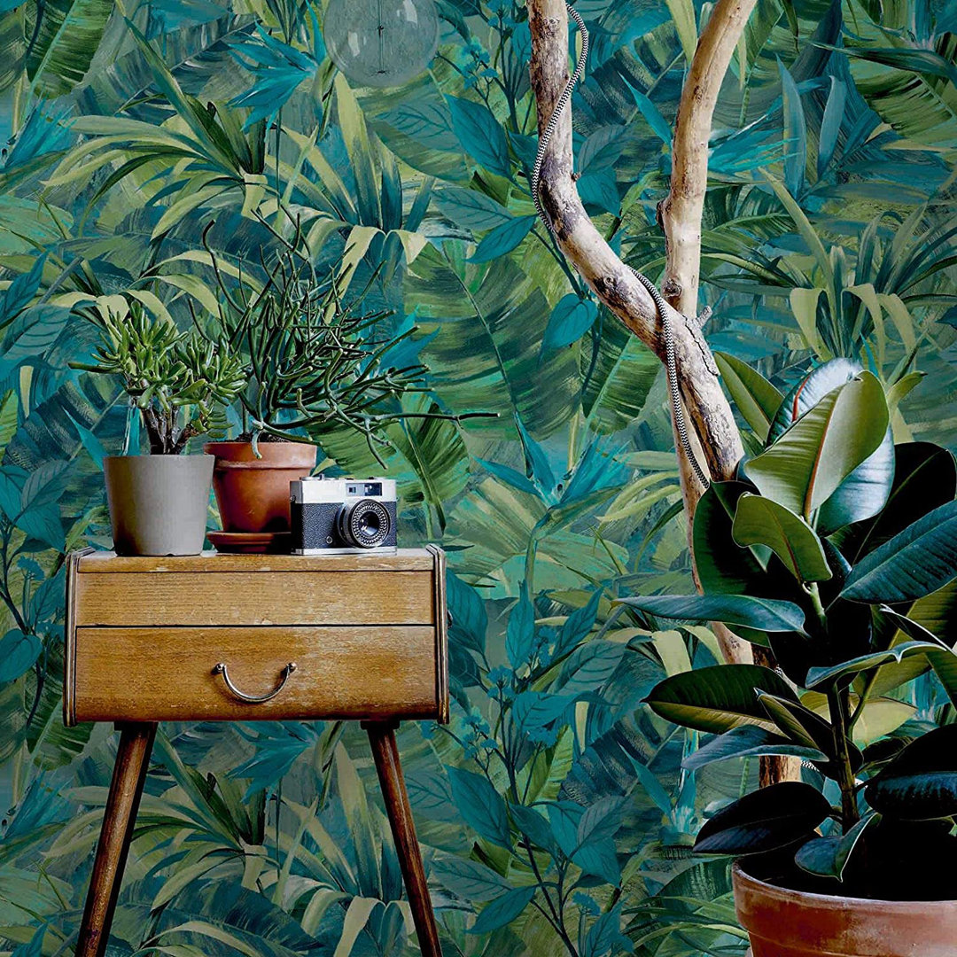 Jungle Fever Paradise Flower 10.05m x 53cm Textured Matte Wallpaper Roll